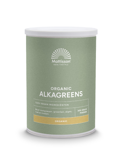 Mattisson HealthStyle AlkaGreens Organic Poeder 300GR Mattisson HealthStyle AlkaGreens Organic Poeder 300GR