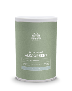 Mattisson HealthStyle Probisson® AlkaGreens Poeder 300GR Mattisson HealthStyle Probisson® AlkaGreens Poeder 300GR
