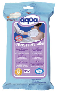 Aqua Sensitive Washandjes 12ST Aqua Sensitive Washandjes 12ST