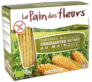 Le Pain des Fleurs Crackers Maïs 150GR