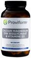 Proviform Calcium Magnesium Zink Bisglycinaat & D3 Vegicaps 180VCP