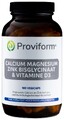 Proviform Calcium Magnesium Zink Bisglycinaat & D3 Vegicaps 180VCP Proviform Calcium Magnesium Zink Bisglycinaat & D3 Vegicaps 180VCP