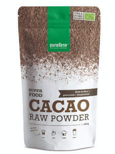 Purasana Vegan Cacao Raw Powder 200GR Purasana Vegan Cacao Raw Powder 200GR