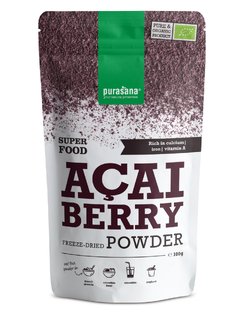 Purasana Vegan Açai Berry Poeder 100GR Purasana Vegan Açai Berry Poeder 100GR