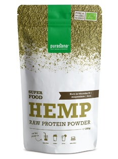 Purasana Vegan Hemp Protein Raw Powder 200GR