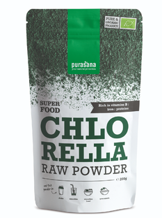 Purasana Vegan Chlorella Raw Powder 200GR Purasana Vegan Chlorella Raw Powder 200GR