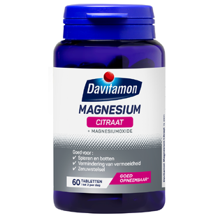 Davitamon Magnesium citraat + Magnesiumoxide Tabletten 60TB