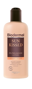 De Online Drogist Biodermal Sun Kissed Zelfbruinende Lotion 200ML aanbieding