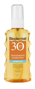 De Online Drogist Biodermal Hydraplus Transparante Zonnespray SPF30 175ML aanbieding