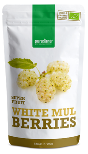 Purasana White Mulberries 200GR Purasana White Mulberries 200GR