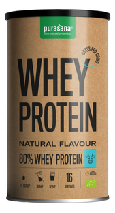 Purasana Organic Whey Protein Powder Naturel 400GR Purasana Organic Whey Protein Powder Naturel 400GR