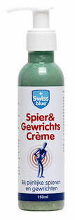 ML Producten Swissblue Spier- en Gewrichtscrème 150ML ML Producten Swissblue Spier- en Gewrichtscrème 150ML