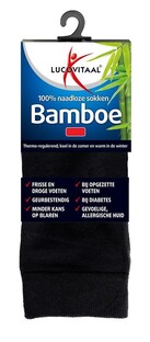 Lucovitaal Bamboe Sokken Zwart 39-42 1PR Lucovitaal Bamboe Sokken Zwart 39-42 1PR