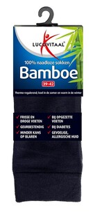 Lucovitaal Bamboe Sokken Blauw 39-42 1PR 