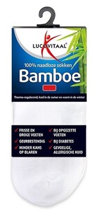Lucovitaal Bamboe Enkelsokken Wit 35-38 1PR Lucovitaal Bamboe Enkelsokken Wit 35-38 1PR