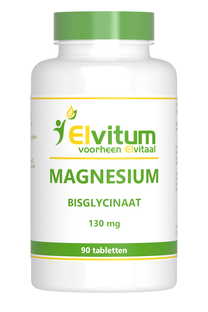 Elvitum Magnesium Bisglycinaat 130mg Tabletten 90TB