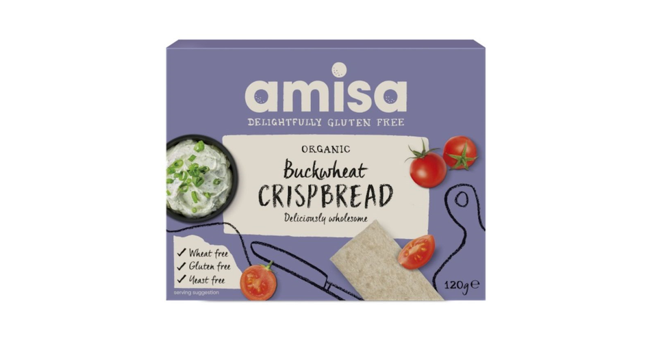 Amisa Buckwheat Crispbread 120gr bij De Online Drogist.