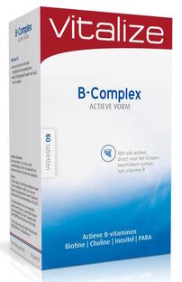 Vitalize B-Complex Actieve Vorm Tabletten 60TB