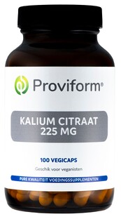 Proviform Kalium Citraat 225mg Vegicaps 100VCP Proviform Kalium Citraat 225mg Vegicaps 100VCP