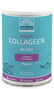 Mattisson HealthStyle Marine Collageen Poeder Peptan Blend 300GR Mattisson HealthStyle Marine Collageen Poeder Peptan Blend 300GR