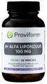 Proviform R+ Alfa Liponzuur 100mg Vegicaps 60VCP Proviform R+ Alfa Liponzuur 100mg Vegicaps 60VCP