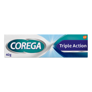 Corega Triple Action Kleefcrème voor het kunstgebit 40GR