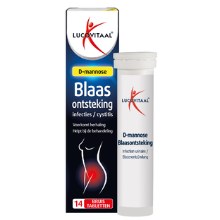 Lucovitaal D-Mannose Blaasontsteking Bruistabletten 14TB Lucovitaal D-Mannose Blaasontsteking Bruistabletten 14TB