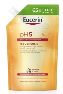 De Online Drogist Eucerin pH5 Doucheolie Navulverpakking 400ML aanbieding