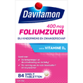 Davitamon Foliumzuur met Vitamine D3 Smelttabletten 84TB Davitamon Foliumzuur met Vitamine D3 Smelttabletten 84TB