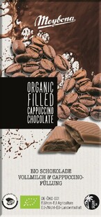 Meybona Organic Filled Cappuccino Chocolate 100GR Meybona Organic Filled Cappuccino Chocolate 100GR