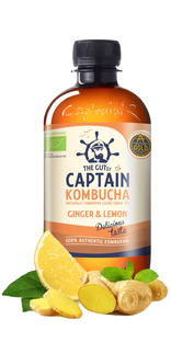 The GUTsy Captain Kombucha Ginger Lemon 1LT