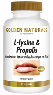 Golden Naturals L-lysine & Propolis Tabletten 60TB
