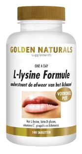 Golden Naturals L-Lysine Formule Tabletten 180TB