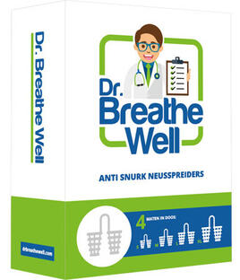 Dr. Breathe Well Anti Snurk Neusspreiders 4ST
