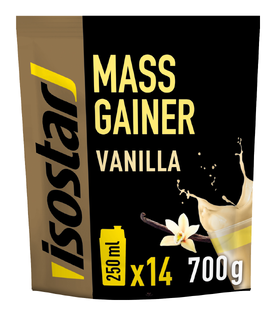 Isostar Eiwitshake Mass Gainer Vanille 700GR Isostar Eiwitshake Mass Gainer Vanille 700GR