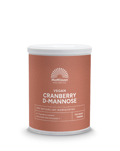 Mattisson HealthStyle Absolute Cranberry D-Mannose Poeder 100GR Mattisson HealthStyle Absolute Cranberry D-Mannose Poeder 100GR