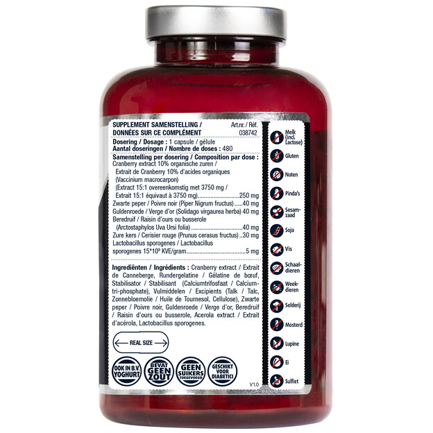 Lucovitaal Cranberry Xtra Capsules bij De Online Drogist