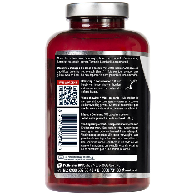 Lucovitaal Cranberry Xtra Capsules bij De Online Drogist