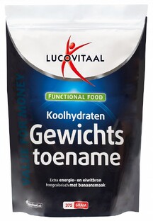 De Online Drogist Lucovitaal Koolhydraten Gewichtstoename Poeder 375GR aanbieding