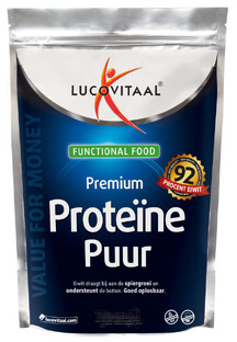 Lucovitaal Premium Proteïne Puur Poeder 500GR Lucovitaal Premium Proteïne Puur Poeder 500GR