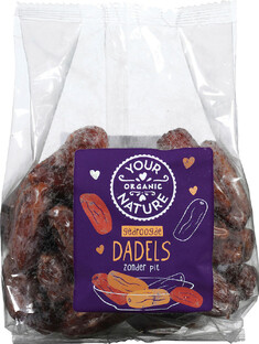 Your Organic Nature Gedroogde Dadels Zonder Pit 300GR Your Organic Nature Gedroogde Dadels Zonder Pit 300GR