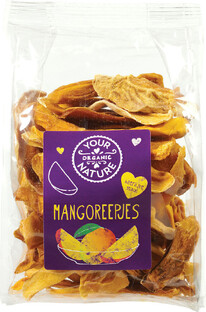 Your Organic Nature Mangoreepjes 200GR Your Organic Nature Mangoreepjes 200GR
