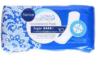 SenceBeauty Ultra Control Super Incontinence Pads 10ST