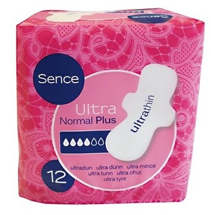 Sence Beauty Ultra Normal Plus Maandverband 12ST Sence Beauty Ultra Normal Plus Maandverband 12ST