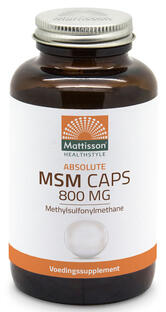 Mattisson HealthStyle MSM 800mg Capsules 180VCP