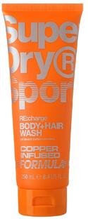 SuperDry Sport Re-Charge Body & Hair Wash 250ML
