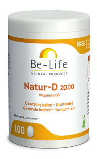 Be-Life Natur-D 2000 Capsules 100CP Be-Life Natur-D 2000 Capsules 100CP