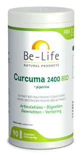 Be-Life Curcuma 2400 Bio 90 Gélules