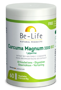Be-Life Curcuma Magnum 3200 Capsules 60CP Be-Life Curcuma Magnum 3200 Capsules 60CP