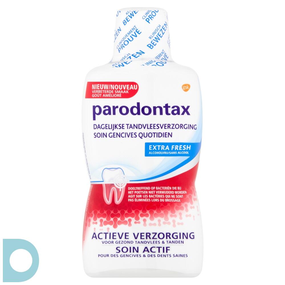 Geplooid Verschillende goederen Sluit een verzekering af Parodontax Daily Care Mondwater Extra Fresh bij De Online Drogist